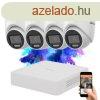Hikvision TurboHD-TVI 4 kamers dome kamerarendszer 2MP szn