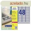 L6009-100 Avery ipari ezst poliszter cmke 45,7x21,2mm