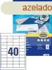 Avery Europe100 univerzlis etikett 48,5 x 25,4 mm - ELA002