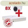 Dahua PACK-V8-HDW1000S 8 db HDW1000S kamera, NVR4108 rgzt