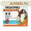 FRONTPRO Rgtabletta kutyknak M 10-25 kg 68 mg 3 tabletta