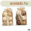 Set of Decorative Balls Fehr Barna (12 egysg) MOST 51696 H