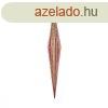 Karcsonyfagmb Fesztett 3 x 3 x 18,5 cm Rzsaszn Aranysr