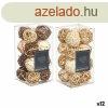 Set of Decorative Balls Fehr Barna (12 egysg) MOST 33559 H