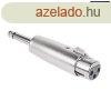 6,3mm JACK dug -> XLR aljzat talakt