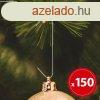 Szaloncukor akaszt - ezst - 150 db / csomag