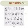 Szilikon ABC-s torta-desszert dszt forma