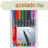 Alkoholos marker kszlet 0,7mm, STABILO OHPen F, 8 klf. szn