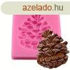 Szilikon Toboz Forma Csokoldhoz, Fondant Torthoz, Dekorc