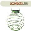 Napelemes spirl kerti lampion, zld