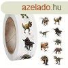 550 db-os Dinoszauruszos matricatekercs