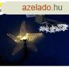 Napelemes karcsonyi LED fnyfzr - csillag alak, 20 LED, 