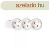 Home by Somogyi 3-as eloszt, 5m, 3x1,5mm2, fehr - NV 3-5/W