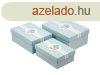 Dszdoboz szett tgla rzsaszn/kk virgos 3 rszes