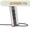 Delight Sarokeloszt - kapcsols - 3 x 250V, 16A - 2 x USB, 