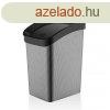 Manyag Smart Click billenfedeles szemetes, fekete/carbon m