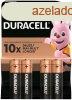 Duracell Basic AA MN1500 ceruza (LR6) alkli elem bl/4