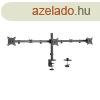 Gembird MA-D3-01 Adjustable Desk 3-Display Mounting Arm 17?-