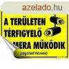 Informcis matrica, 25x17,5 cm, "Trfigyel kamera&quo