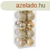Karcsonyi dszek Aranysrga Manyag 6 x 6 x 6 cm (20 Darabo