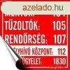 Informcis matrica, 10x10 cm, "Mentk tzoltk, rendr