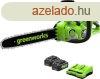 Láncfűrész akkumulátoros GreenworksŽ GD24X2CS36K4X 48V ?35 c