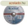 EXTOL PREMIUM csiszoló korong acélhoz, kék; 125×6,0×22,2mm, 