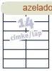 Etikett cmke univerzlis 99,1X38,1 mm 14 db/v, 1400 db/cso