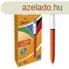 Golystoll, 0,3 mm, nyomgombos, ngyszn, BIC "4 Colo