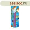 Ecsetkszlet lapos fej 4 db/bliszter Keyroad vegyes testszn