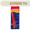 Sznes ceruza, jumbo hromszg, Nebulo piros