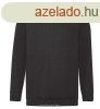 Fruit of the Loom 062041 gyerek kereknyak pulver FEKETE 11