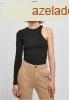 Urban Classics Ladies Organic Stretch Asymmetric Body black