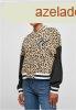 Urban Classics Ladies AOP Oversized College Sweat Jacket uni