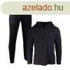 Mil-Tec Thermofleece alsnem, fekete, cipzrral