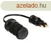 Lampa, Szivargyjt talakt DIN rendszerre, 8A 12/24V