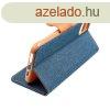 CANVAS Book case for SAMSUNG A71 navy blue