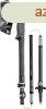 LEKI Trekking botok Makalu FX Carbon AS, vilgos antracit-f