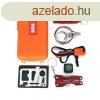 DRAGOWA Tactical Outdoor Survival Kit 7in1 Oak, narancssrga
