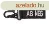 WARAGOD karabiner AB- negative vrcsoport jelzssel, fekete 