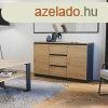 Riano MIX 2D3S/BA komd, 120x75x40 cm, antracit-tlgy (tlgy