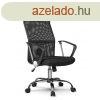 Forg irodai szk, Nemo, hls szvet, 61x107.5x50 cm, feket