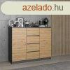Riano MIX 2D4S komd, 120x97x40 cm, antracit-tlgy