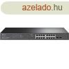 TP-LINK Switch 16x1000Mbps(16xPOE+) + 2xGigabit SFP, Menedzs