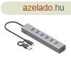 I-TEC 7-portos USB3.2 HUB Grey