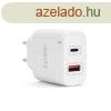 Hlzati Adapter USB + Type-C PD20W gyorstltssel - fehr