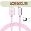 Adatkbel Swissten textilMicro-USB konnektorral s gyorstlt