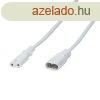 Logilink Power cord extension IEC C8 male to IEC C7 female 2