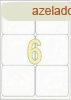 Etikett cmke univerzlis 99,1X93,1 mm kerektett sark 6 db