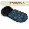 MTT LUX Bundazsk - Fekete alapon zld levelek
